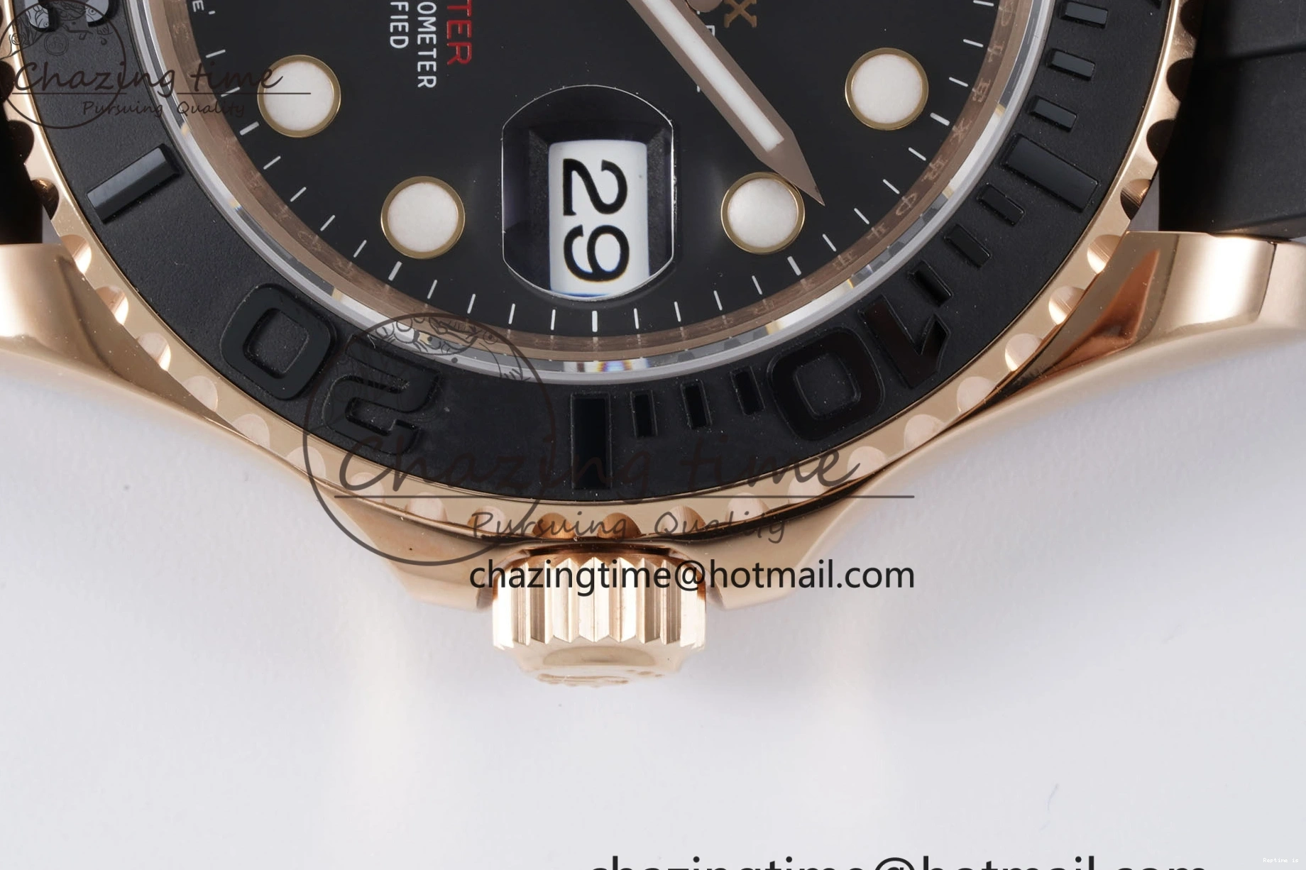 0107 ZeroBulk Yacht-Master 126655 VSF 1:1 Best Edition Black Ceramic Bezel on Oysterflex Rubber Strap VS 2026